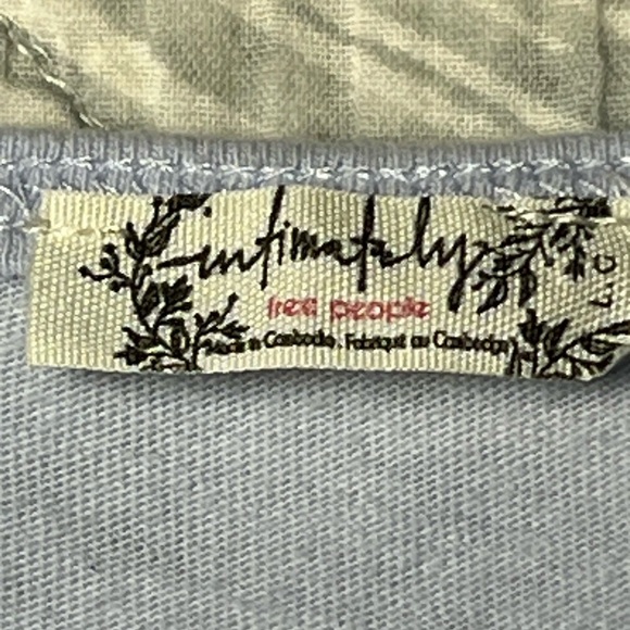 Free people Ava bodysuit puff sleeve with scoop neckline thong size large - Picture 10 of 11